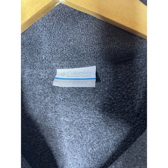 COLUMBIA Men's Steens Mountain Fleece Vest Charcoal Gray Size XL - Picture 5 of 8